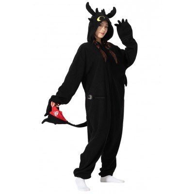 Deguisement Kigurumi Toothless Pyjama Femme Homme Pyjama Combinaison