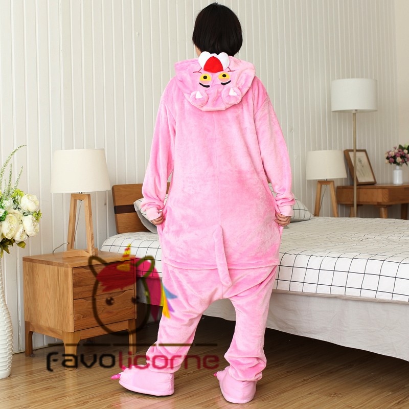 Combinaison pyjama panthere rose on sale