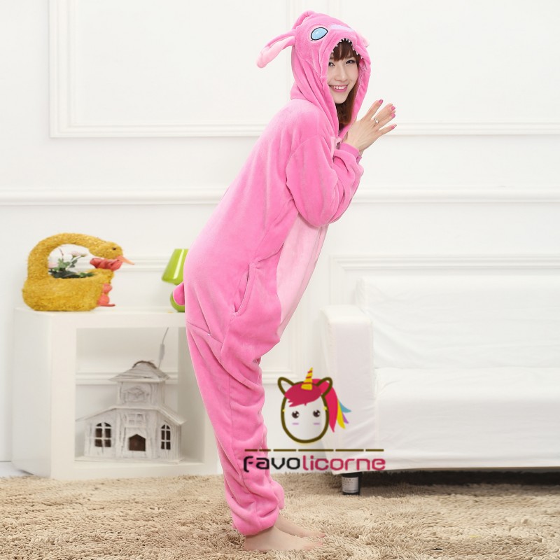 Combinaison pyjama stitch rose deals