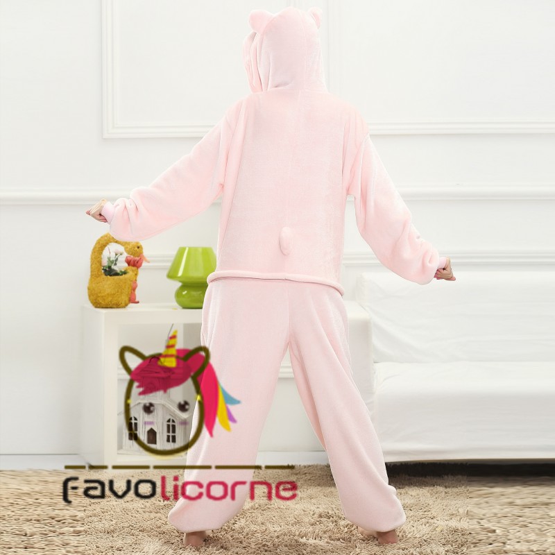Pyjama Cochon Rose Combinaison Femme Homme D guisement Kigurumi