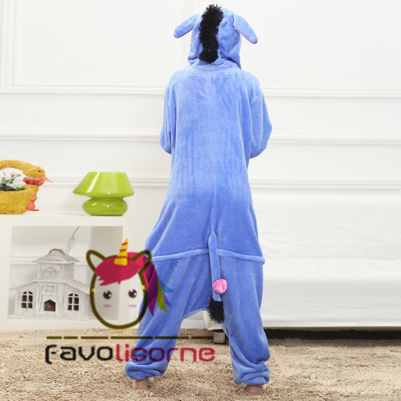 Pyjama Bourriquet Combinaison Femme Homme Deguisement Kigurumi Favolicorne