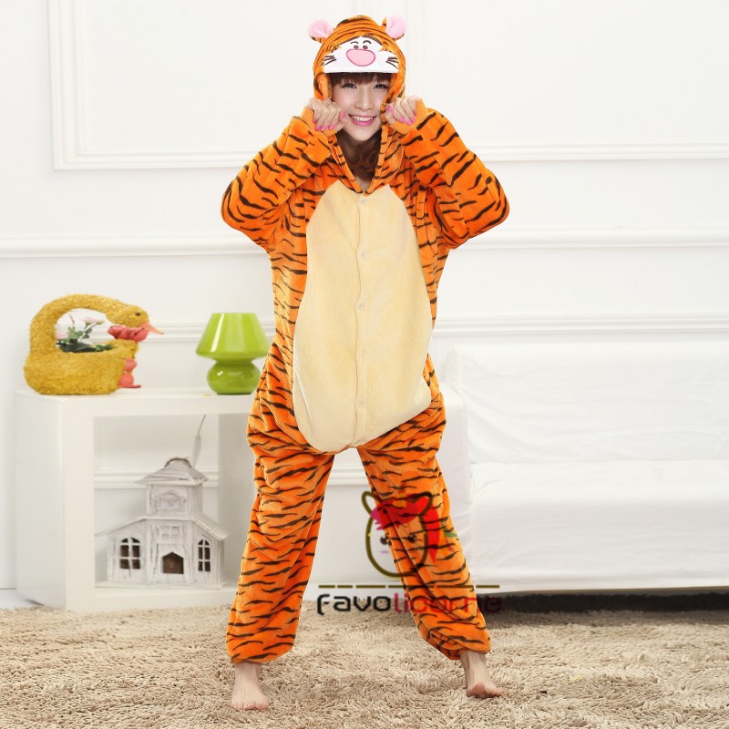 Pyjama hot sale tigrou femme