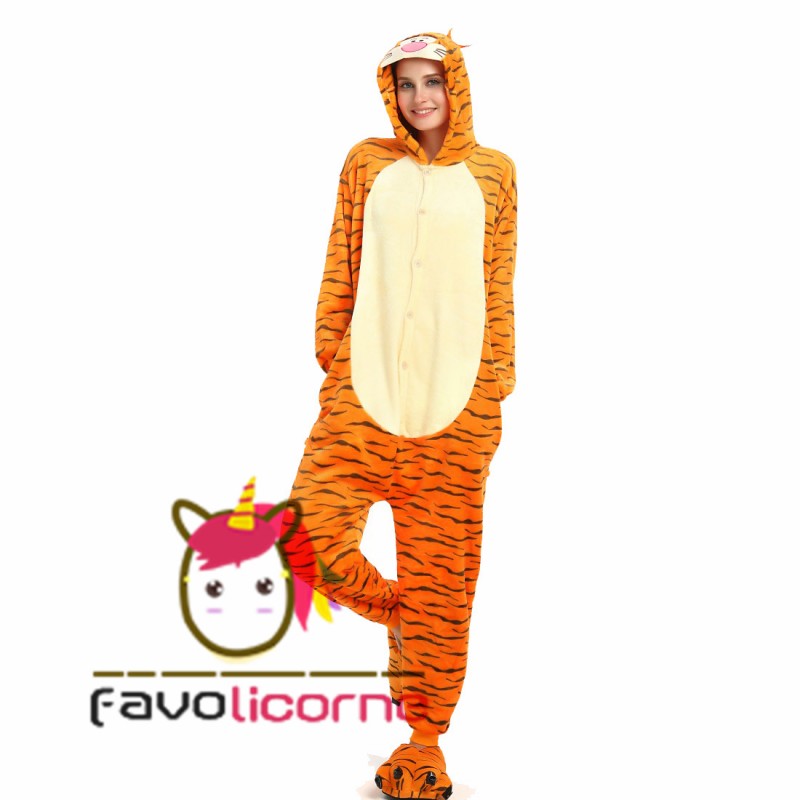 Combinaison Pyjama Tigrou Deguisement Kigurumi Favolicorne