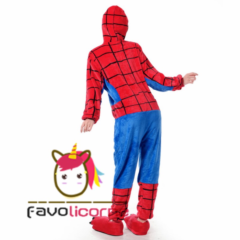 Pyjama spiderman adulte homme on sale