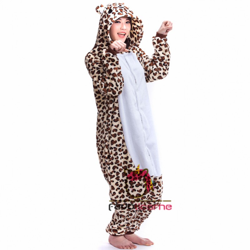 DÉGUISEMENT KIGURUMI LÉOPARD ADULTE