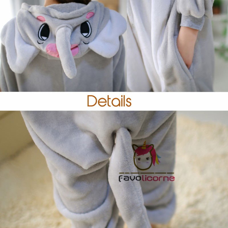 Pyjama elephant femme clearance