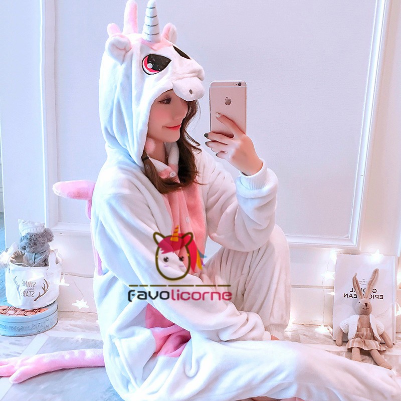 DÉGUISEMENT KIGURUMI LICORNE FILLE