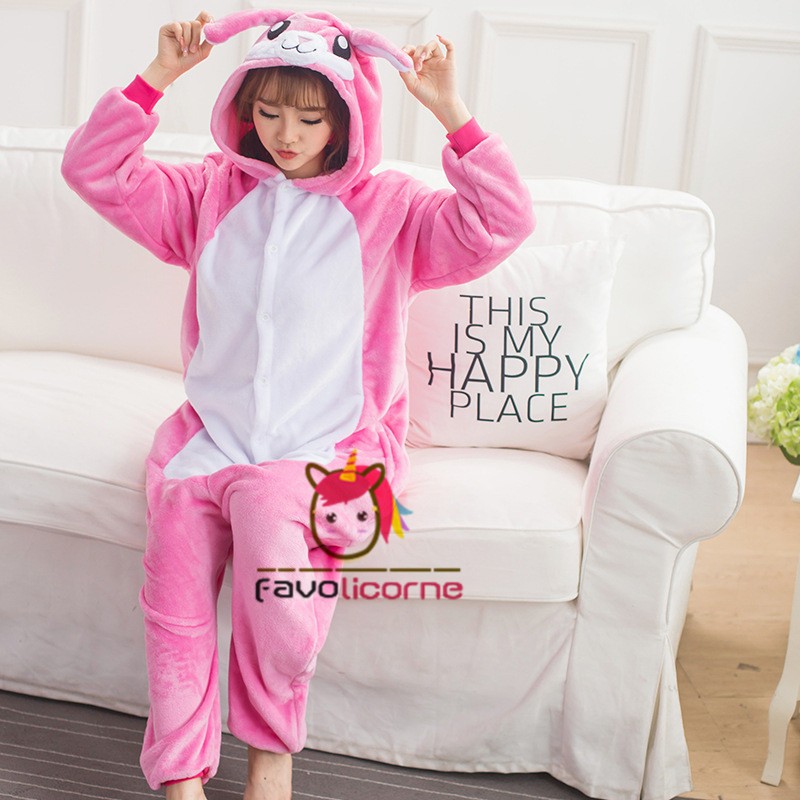 Pyjama lapin adulte deals