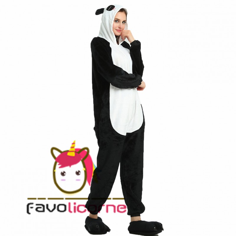 Combinaison pyjama store panda femme