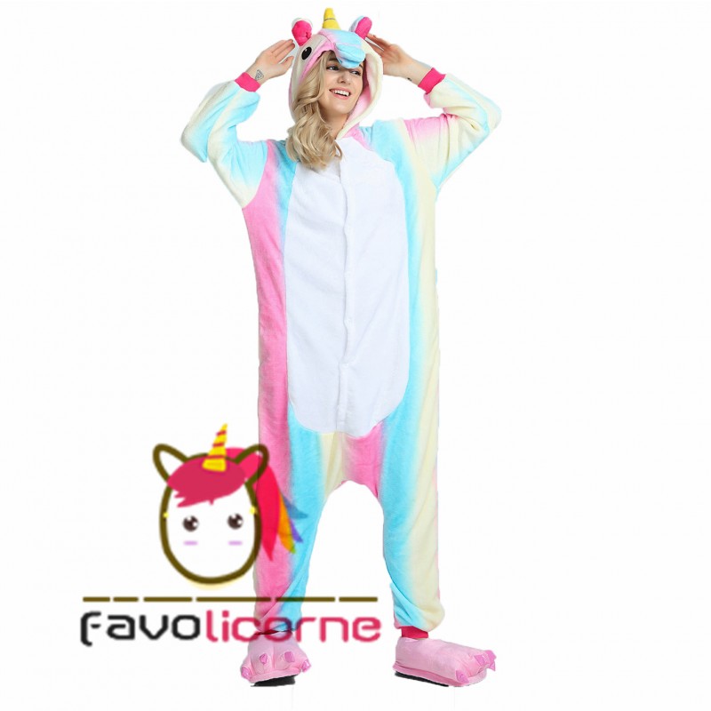 Pyjama Licorne Combinaison Pour Adulte D guisement Homme et femme