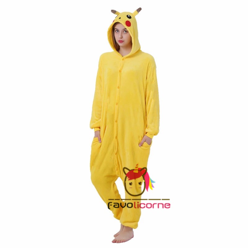 Pyjama Pikachu Combinaison Femme Homme D guisement Kigurumi