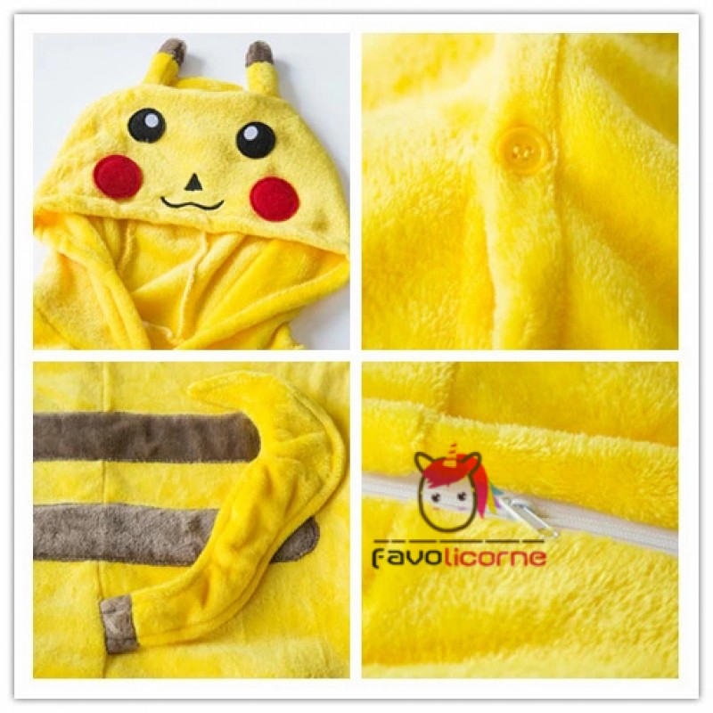 Pyjama pikachu homme best sale