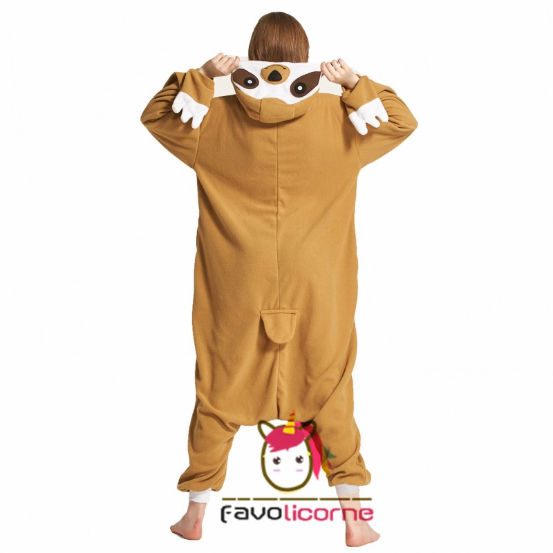 Combinaison Pyjama Paresseux Adultes Favolicorne