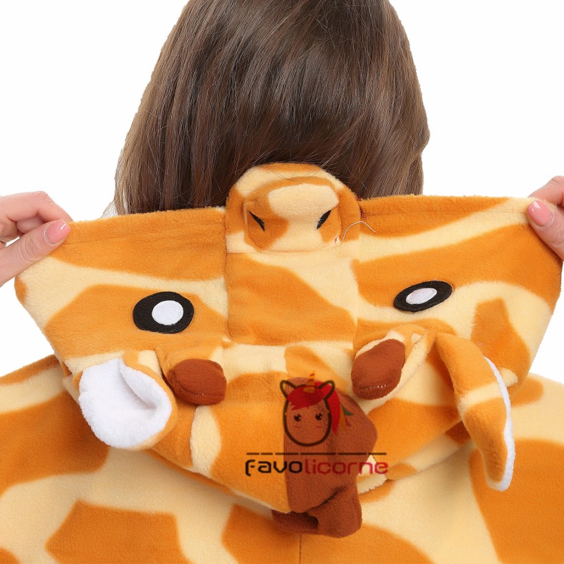 Combinaison Pyjama Girafe Femme Homme Favolicorne