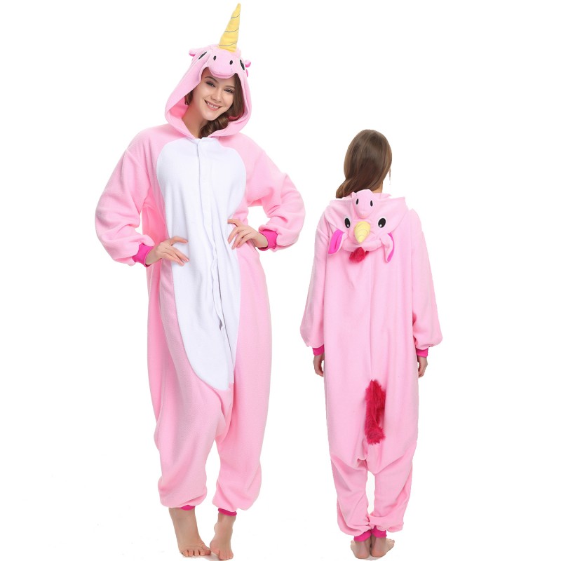 Combinaison Pyjama Licorne Rose Femme Homme Favolicorne