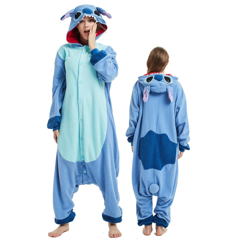 Combinaison Vêtements de nuit adultes Stitch Costumes taille