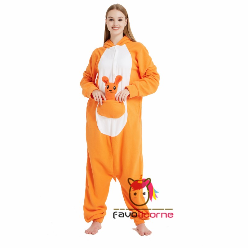 Combinaison Pyjama Kangourou Femme Homme Favolicorne