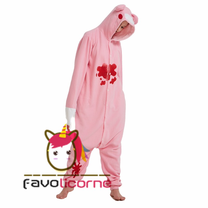 Combinaison pyjama fortnite ours rose sales