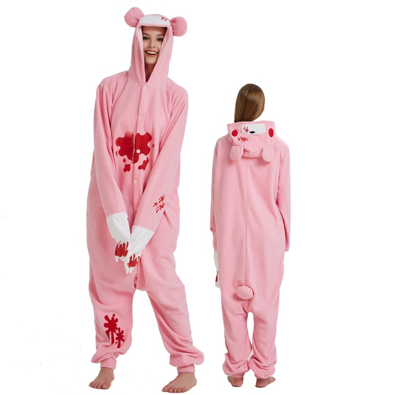 Combinaison pyjama fortnite shop ours rose