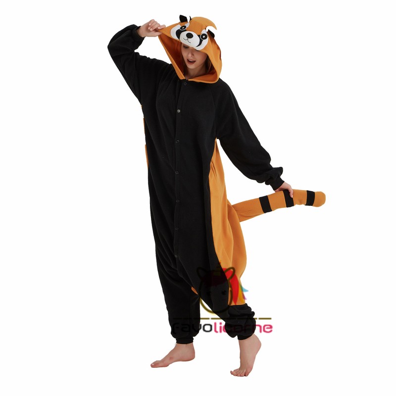 Combinaison Pyjama Panda Roux Favolicorne