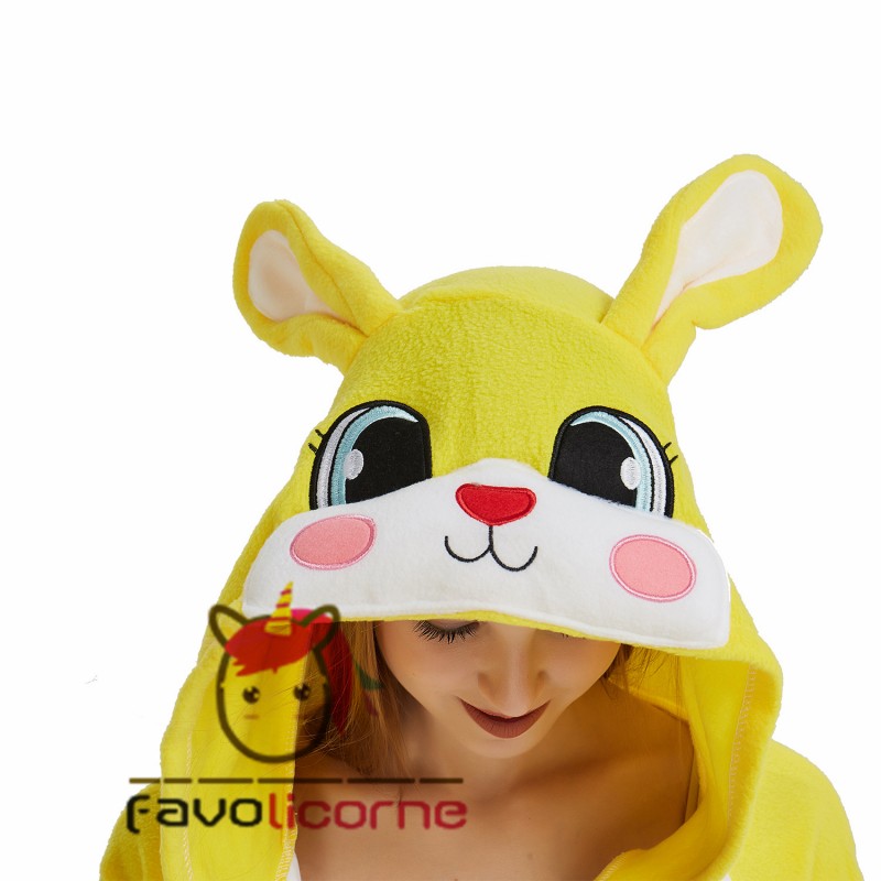 Pyjama Combinaison Lapin Etam Taille XS - Blanc, Occasion Très Bon état
