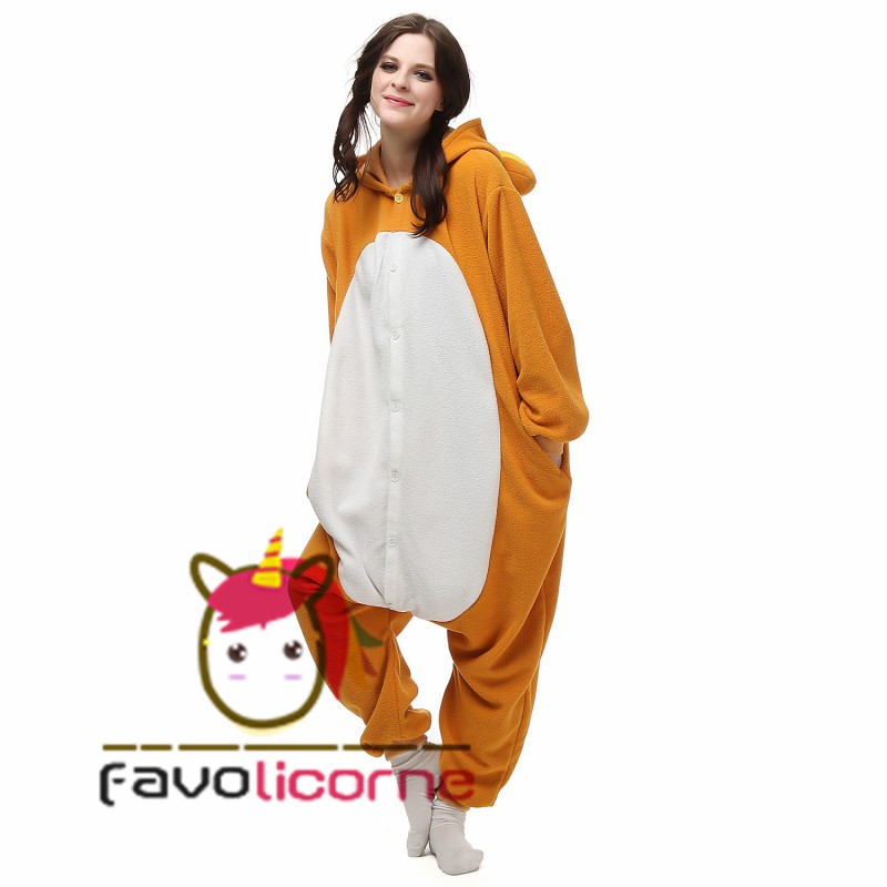 Combinaison Pyjama Rilakkuma Femme Homme Polaire Favolicorne