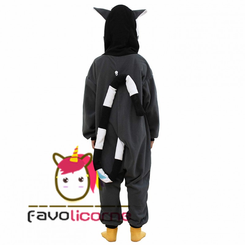 Combinaison Pyjama Lemurien Adulte Enfant Favolicorne