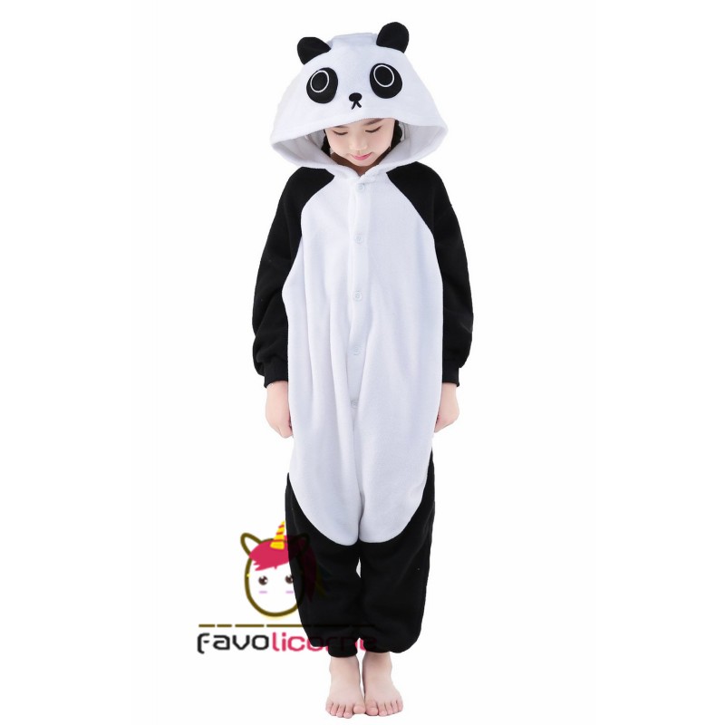 Combinaison Pyjama Panda Adulte Enfant Favolicorne