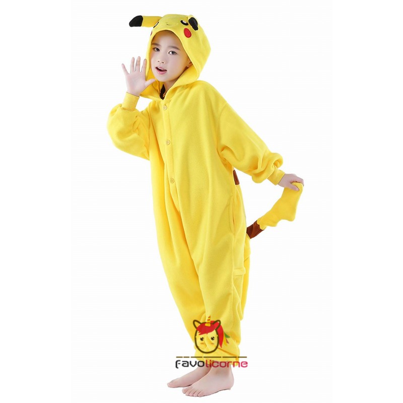 Combinaison Pyjama Pikachu Adulte & Enfant