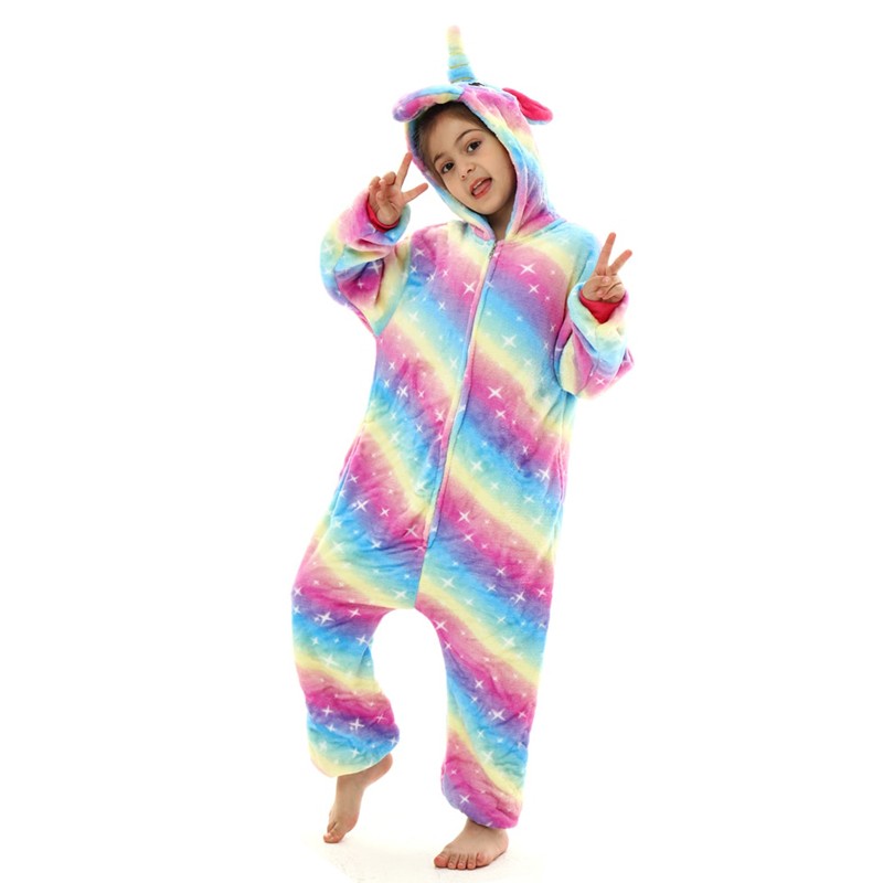 Costume De Licorne Pour Fille - Déguisement 7 Pièces Avec Robe, Ailes, Baguette Et Accessoires - Pour 2 à 12 Ans, Carnaval Et Anniversaire