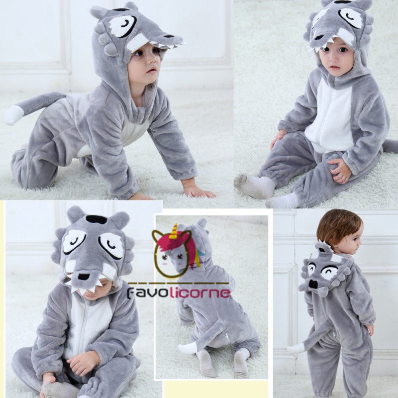 Pyjama loup garcon hot sale