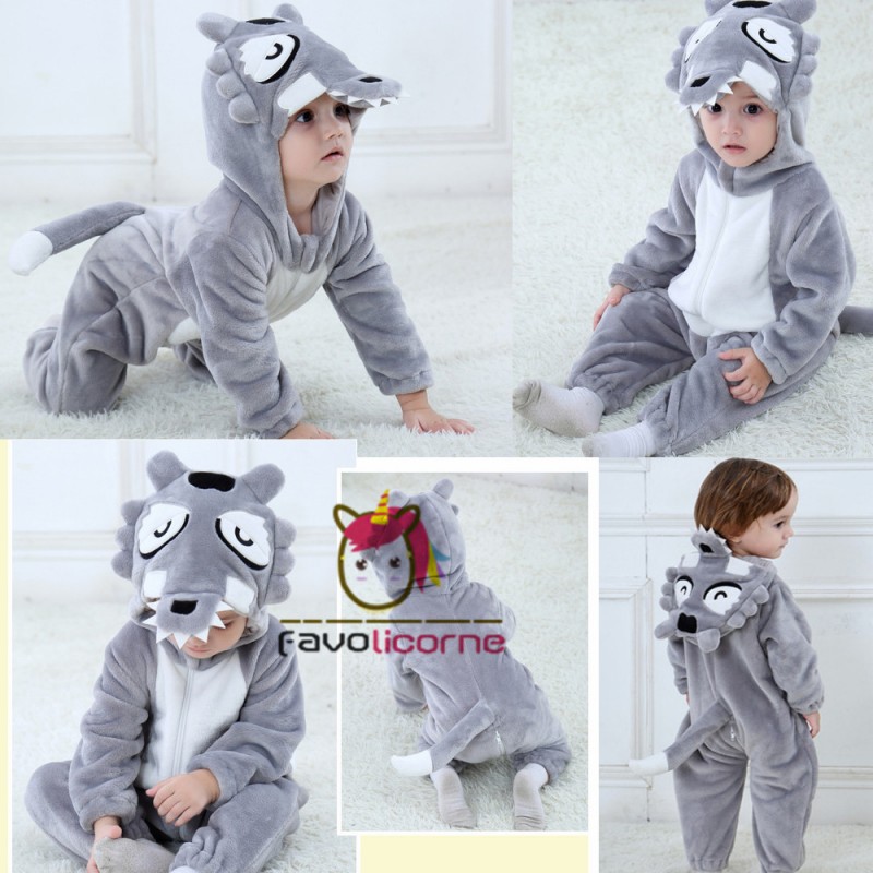 Combinaison Pyjama Garçon Loup