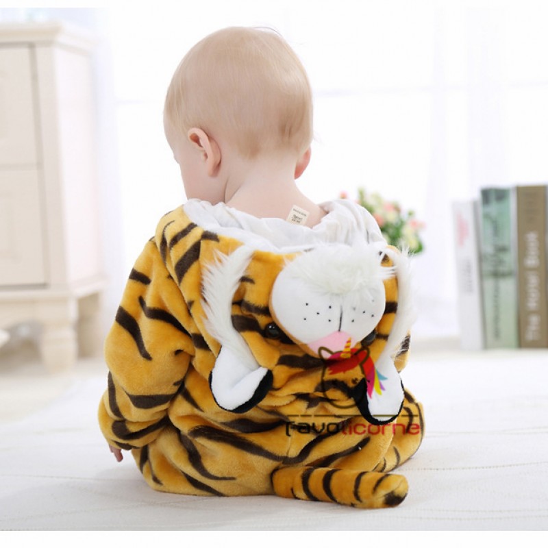 Pyjama Combinaison Tigre Bebe Deguisement Kigurumi Favolicorne