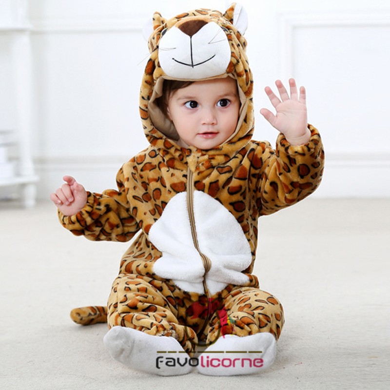 Pyjama bebe leopard sales