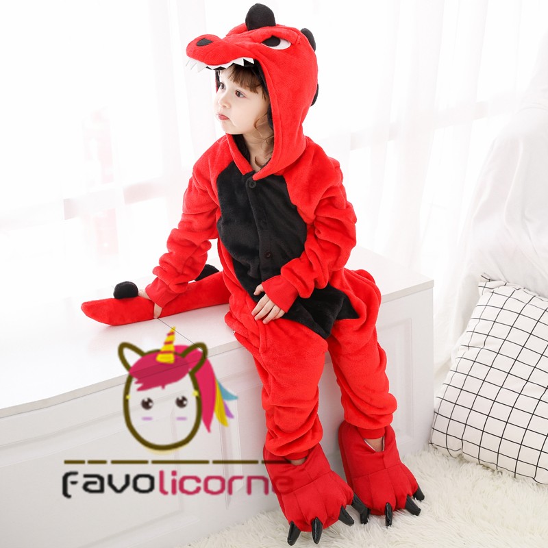 Combinaison Pyjama Enfants Stitch Capuche Garçon & Fille Déguisement  Kigurumi Déguisement Kigurumi 