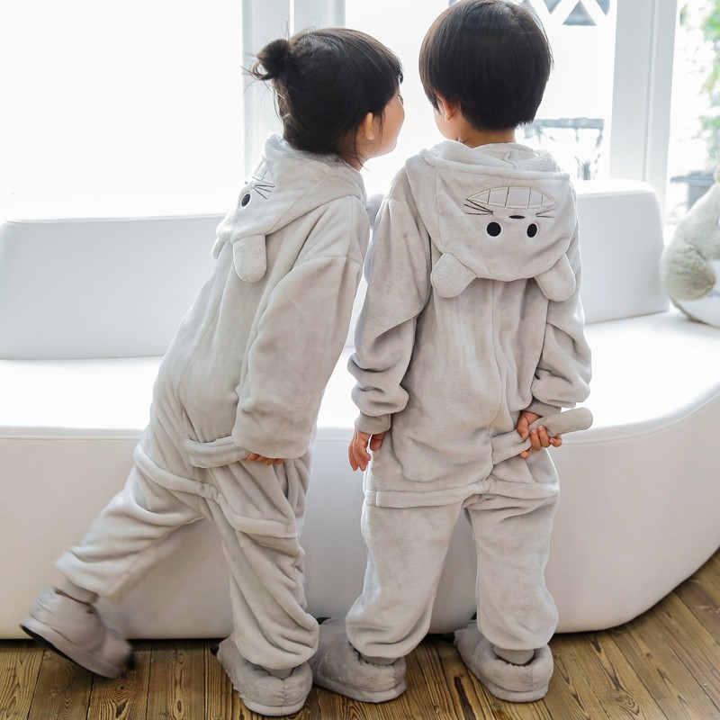Combinaison Pyjama Enfants Totoro Capuche Garcon Fille Deguisement Deguisement Favolicorne Com