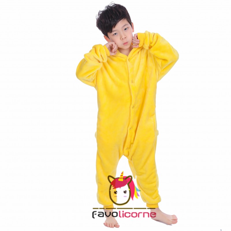 Combinaison Pyjama Enfant Pokemon Pikachu Déguisement Kigurumi