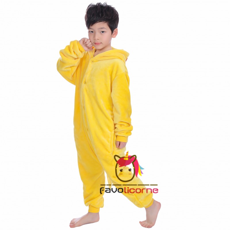 Pokémon Pyjama Combinaison Enfant Pikachu Ou Dracaufeu - Grenouillère Polaire 4-14 Ans