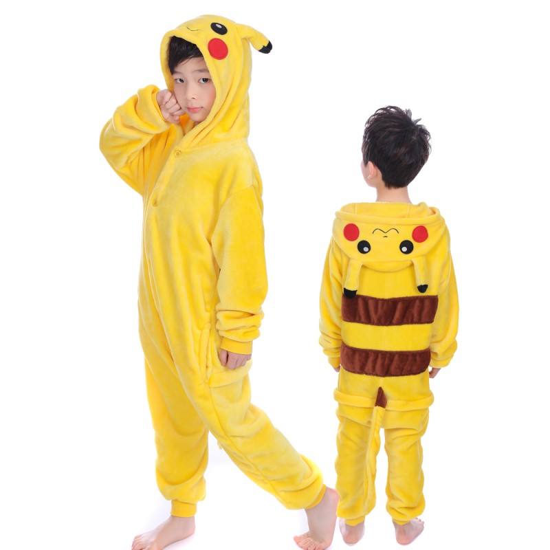 Déguisement combinaison Pikachu Pokémon enfant 