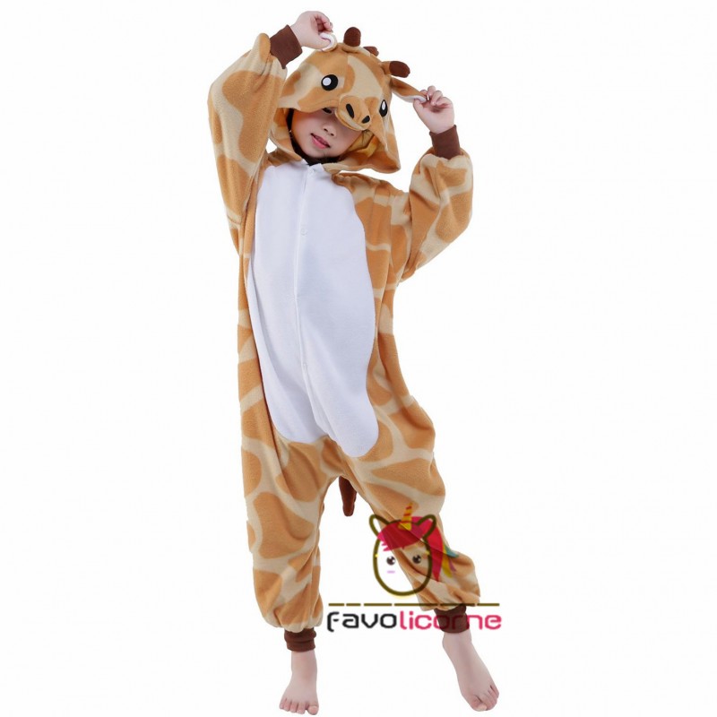 Déguisement Girafe Pour Enfant - 2 Sets (serre-tête, Queue, Nœud Papillon) - Carnaval, Halloween