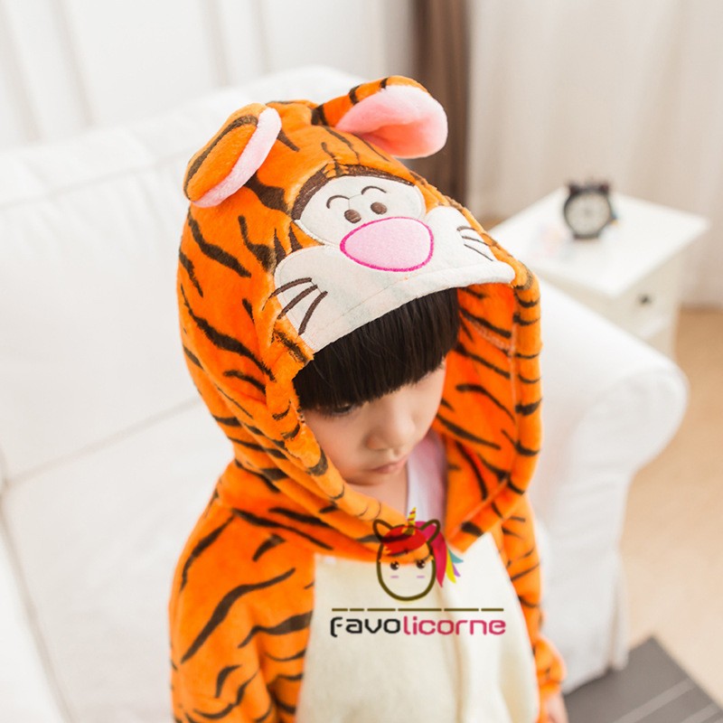Combinaison Pyjama Enfant Tigrou D guisement Kigurumi D guisement