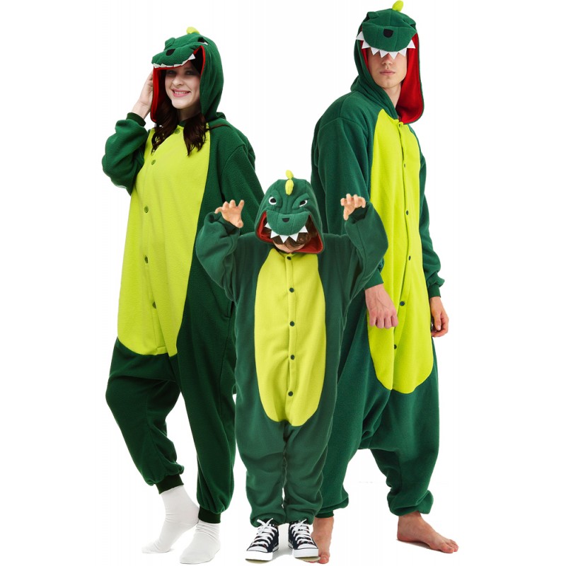 Pyjama Homme Combinaison Dinosaur Rudy Boutons Manches Courtes