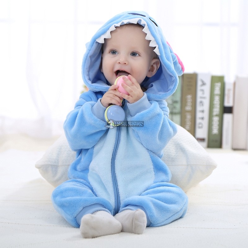 Pyjama Combinaison Stitch Bébé Déguisement Kigurumi 