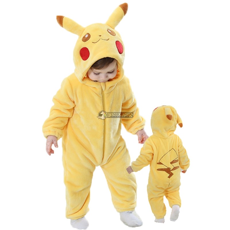 Deguisement Kigurumi Baby Toddlers Stitch Pikachu Snorlax Pyjama Femme Homme Pyjama Combinaison