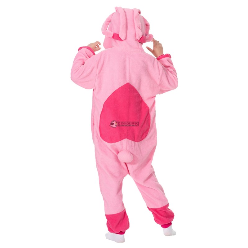 Combinaison Pyjama Lilo Et Stitch - Capuche Avec Visage De Stitch - Fermeture Zippée - Déguisement Confortable
