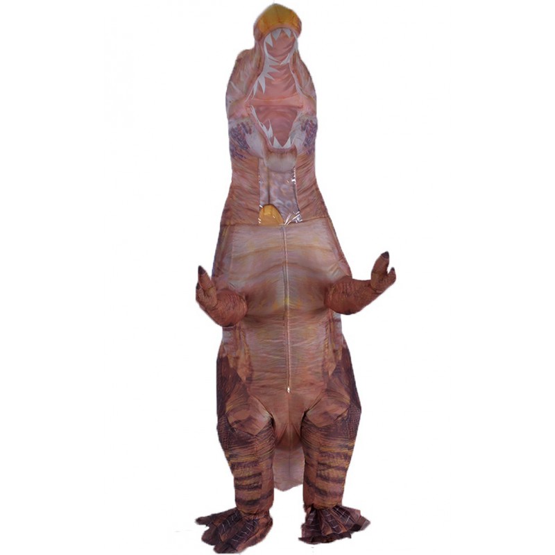 Costume Spinosaurus Squelette En Peluche 3D - Cosplay Réaliste Halloween Lavable Machine - 1