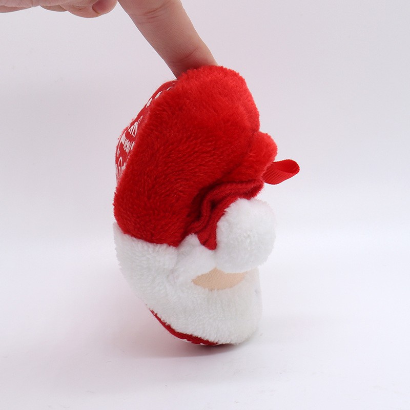 Chaussons Bébé Motif Noël – Doublure Polaire Ultra Douce, Pour Garder Les Petits Pieds Au Chaud !