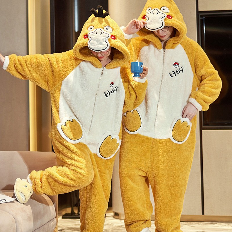 Psyduck Onesie Pyjama Peluche Adultes Onesies Kigurumi