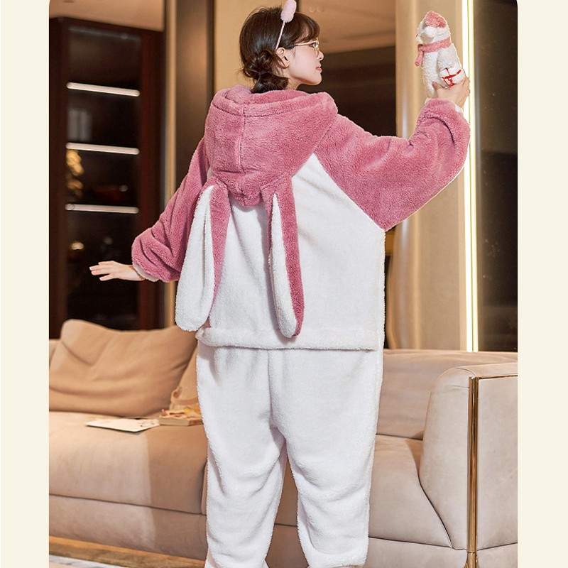 Kawaii Anime Onesie hiver vetements de nuit Couples pyjamas