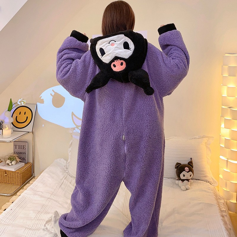 Fleece cat pyjamas top